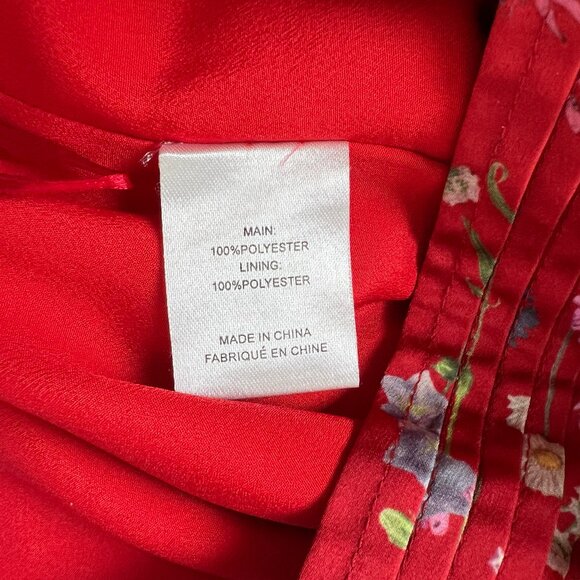 Anthropologie Floral Cropped Pants High Rise Trousers Wide Leg Dainty Romantic - Picture 8 of 13